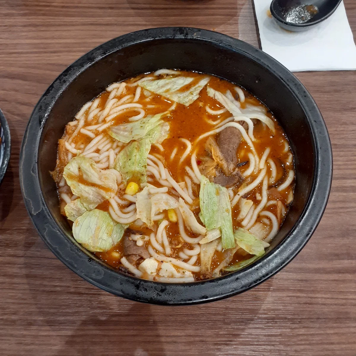 kimchi flavored crossing the bridge rice noodles soup 泡菜肥牛过桥米线, Dagu Rice Noodle Edmonton